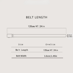 Men's Pin Buckle Leather Belt Casual Jeans Pants Waist Strap