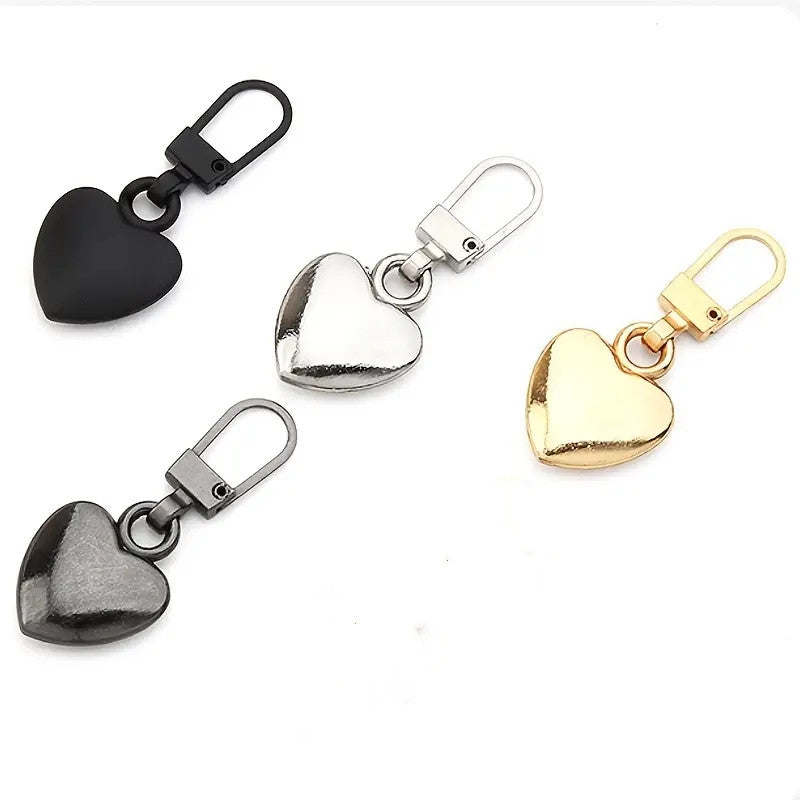 4pcs Metal Zipper Puller Bag Coat Down Jacket Replacement Detachable
