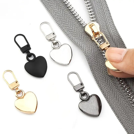 4pcs Metal Zipper Puller Bag Coat Down Jacket Replacement Detachable
