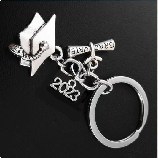 Graduation Key Chain Alloy Jewelry Student Gift Teacher Souvenir