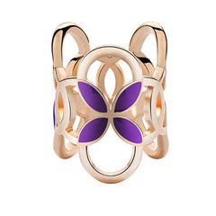 Flower Shape Scarf Ring Geometric Buckle Hijab Clip Ribbon Accessory