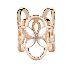 Flower Shape Scarf Ring Geometric Buckle Hijab Clip Ribbon Accessory