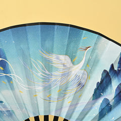 Chinese Style Folding Fan 20 32 cm Ink Painting National Tide Fan