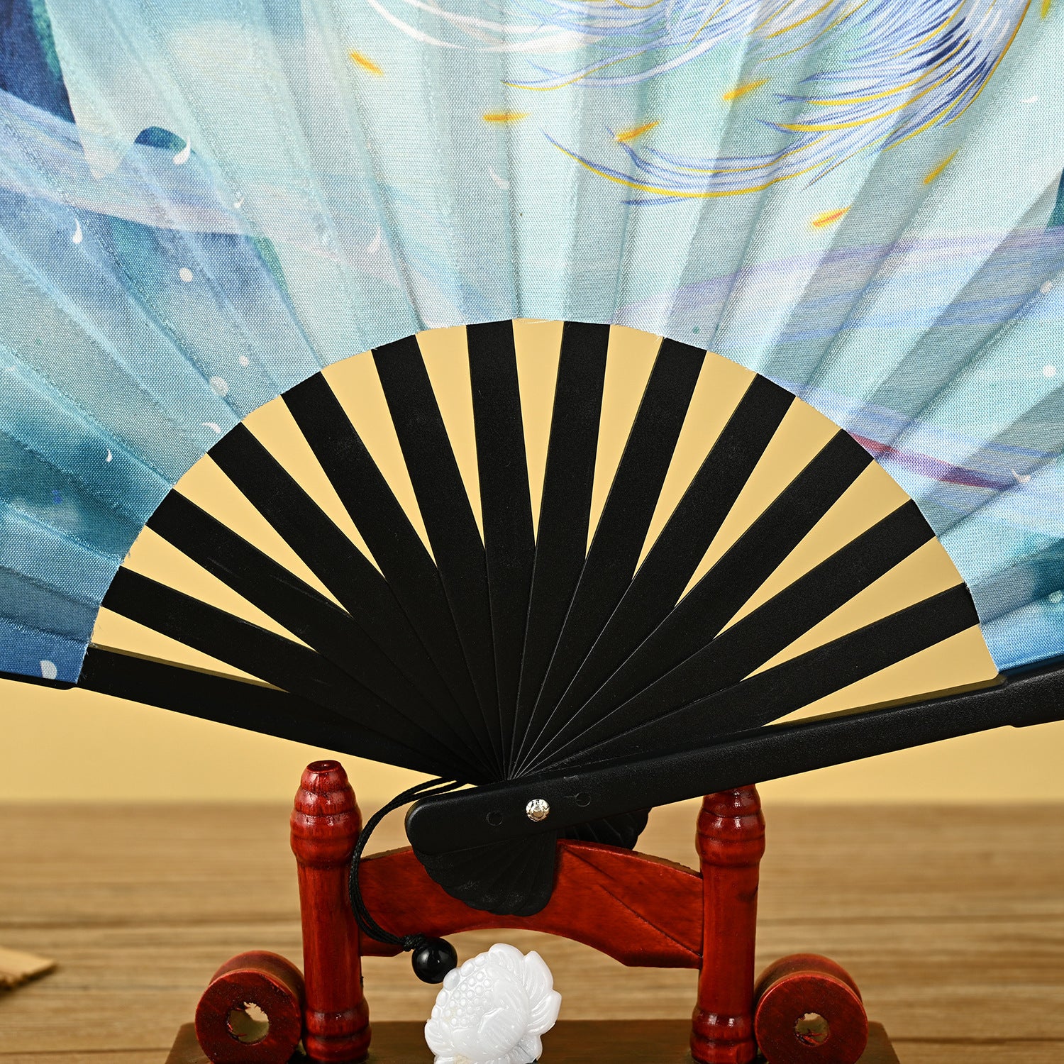 Chinese Style Folding Fan 20 32 cm Ink Painting National Tide Fan