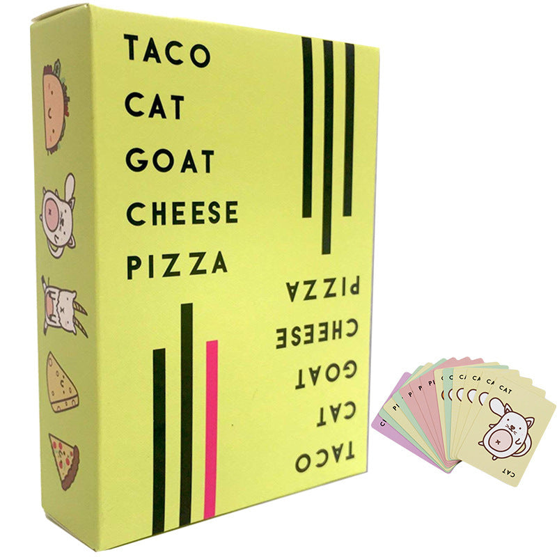 English Pizza Board Game for Family Party Fun