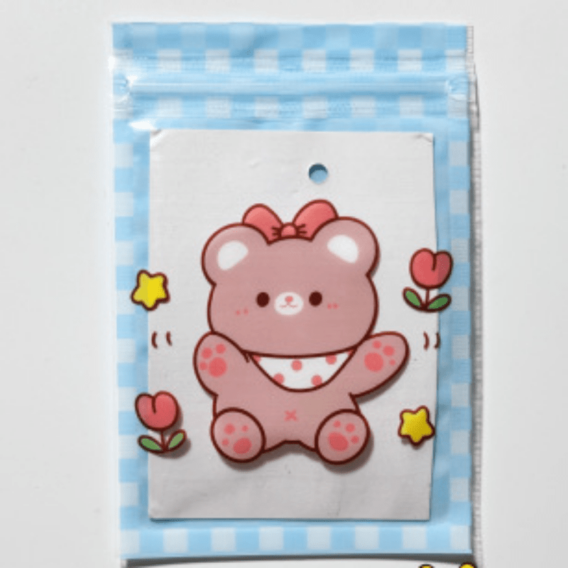 18pcs Cartoon Self-sealing Gift Bags - Earring Packaging Bags