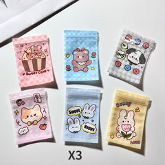 18pcs Cartoon Self-sealing Gift Bags - Earring Packaging Bags