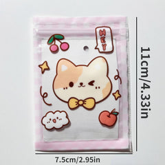 18pcs Cartoon Self-sealing Gift Bags - Earring Packaging Bags