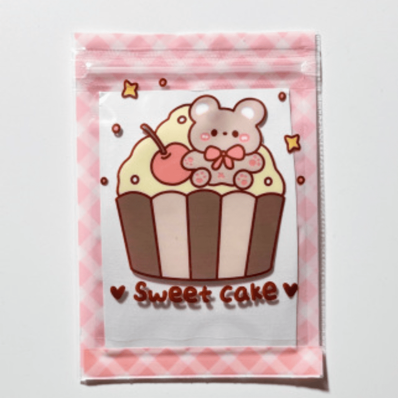 18pcs Cartoon Self-sealing Gift Bags - Earring Packaging Bags