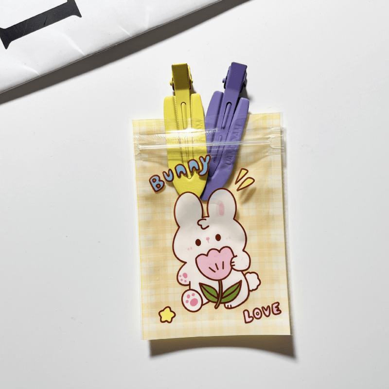 18pcs Cartoon Self-sealing Gift Bags - Earring Packaging Bags