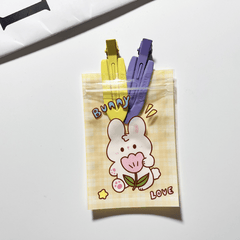 18pcs Cartoon Self-sealing Gift Bags - Earring Packaging Bags