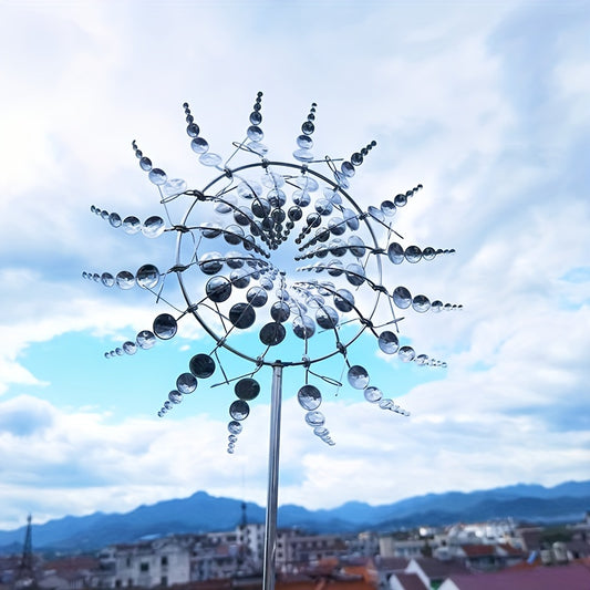 Whimsical 3D Sunflower Wind Spinner