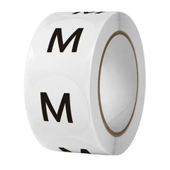 1pc Clothing Size Sticker Round Adhesive Label