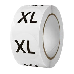1pc Clothing Size Sticker Round Adhesive Label