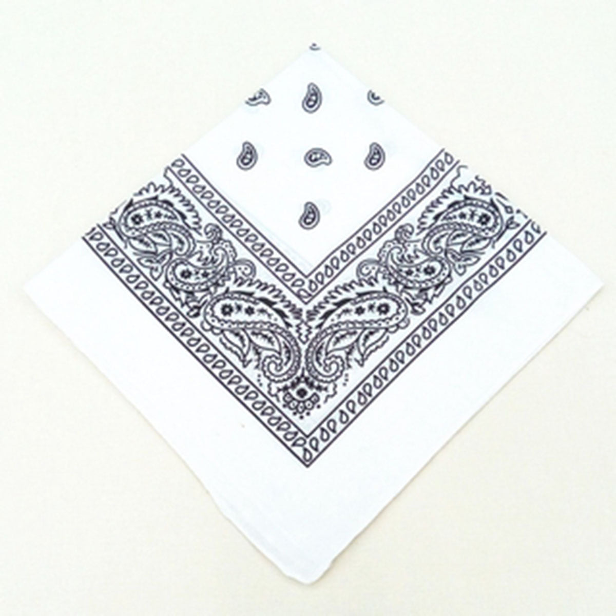 Paisley Print Bandana 55 Casual Square Scarf Handkerchief Hip Hop Cowboy Cowgirl