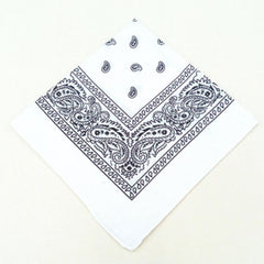 Paisley Print Bandana 55 Casual Square Scarf Handkerchief Hip Hop Cowboy Cowgirl