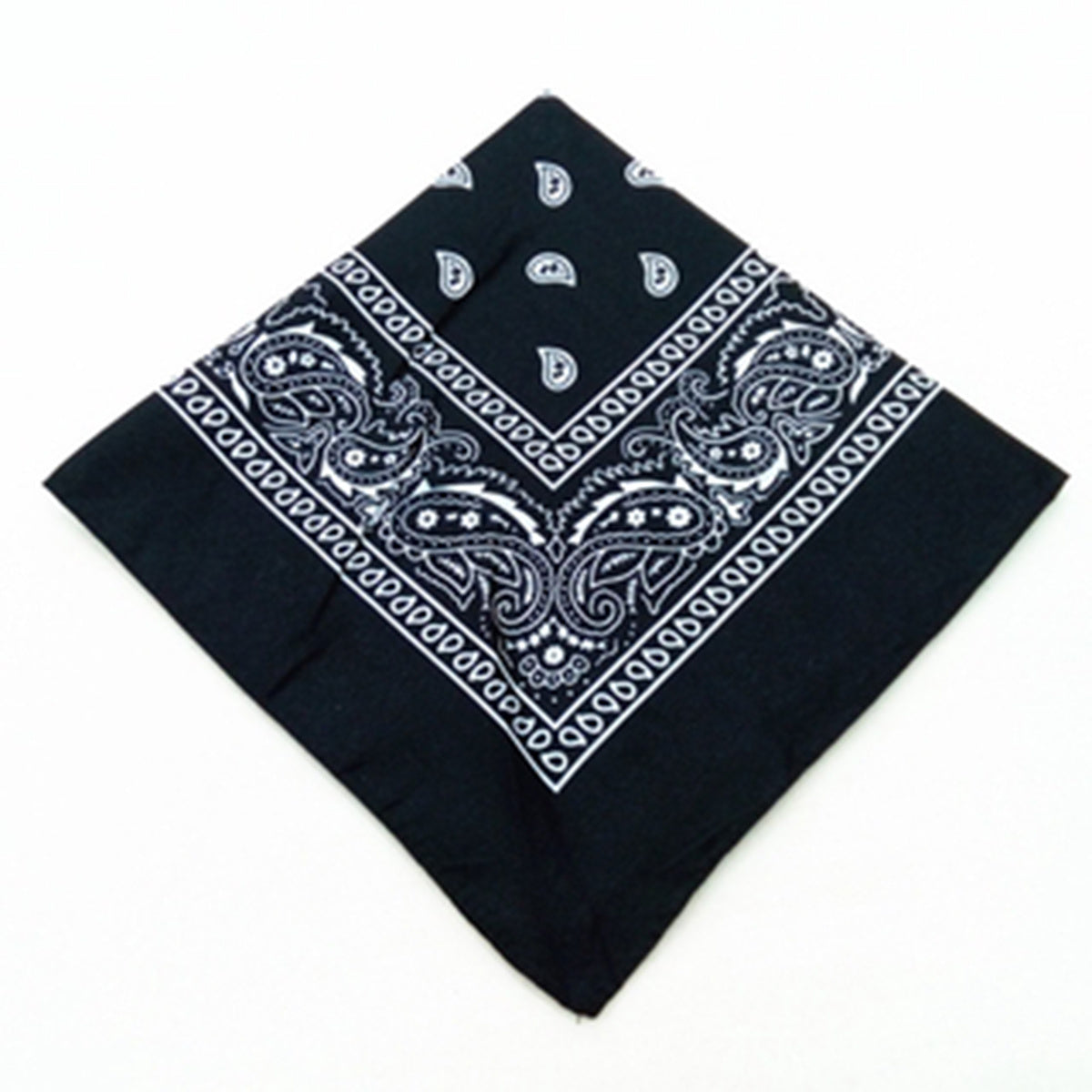 Paisley Print Bandana 55 Casual Square Scarf Handkerchief Hip Hop Cowboy Cowgirl