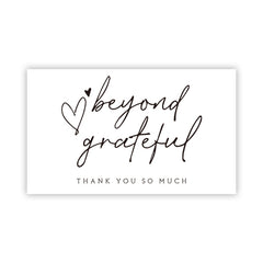 Pink Coated Paper Thank You Card Business Bag Gift Decoration
