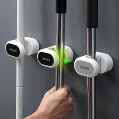 NTWGOMop Wall Hanger Waterproof Self Adhesive No Drilling Required