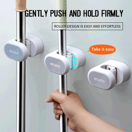 NTWGOMop Wall Hanger Waterproof Self Adhesive No Drilling Required