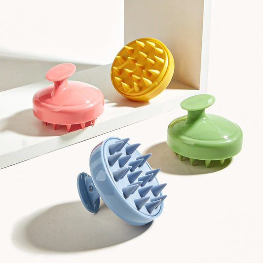 Silicone Scalp Massager Shampoo Brush with Shower Head Scrubber
