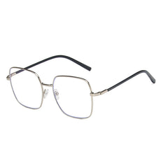 Anti Light Glasses Metal Square Lens Computer Blocking Glasses