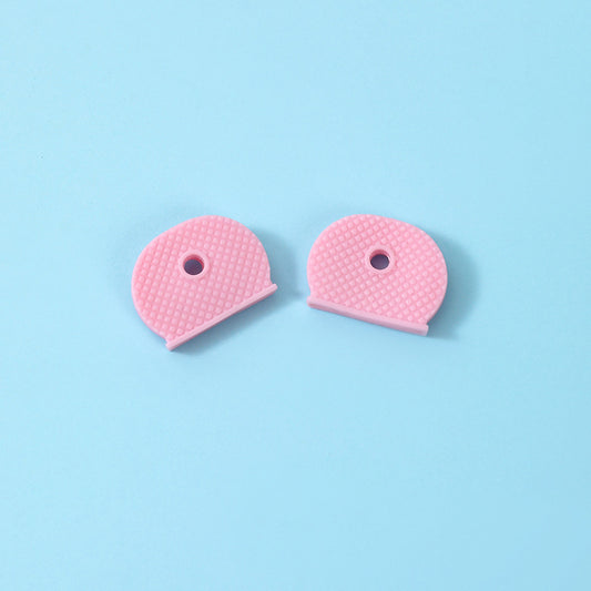 2Pcs Key Cases Keyring Silica Gel Key Cap Men