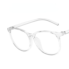 Square Anti Light Glasses For Women Men Clear Frame Myopia Spectacles