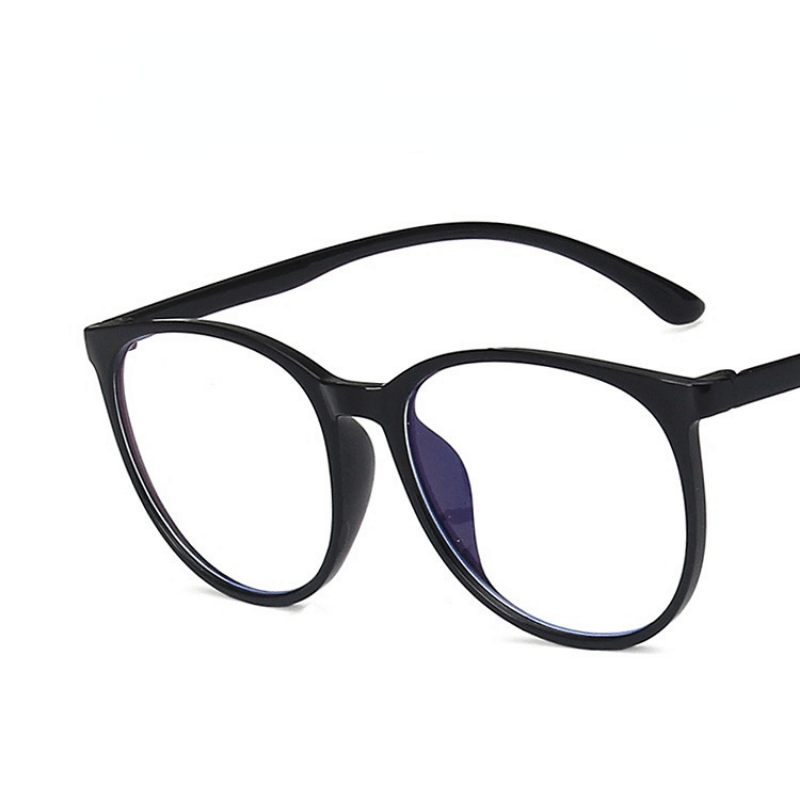 Square Anti Light Glasses For Women Men Clear Frame Myopia Spectacles