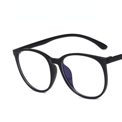Square Anti Light Glasses For Women Men Clear Frame Myopia Spectacles