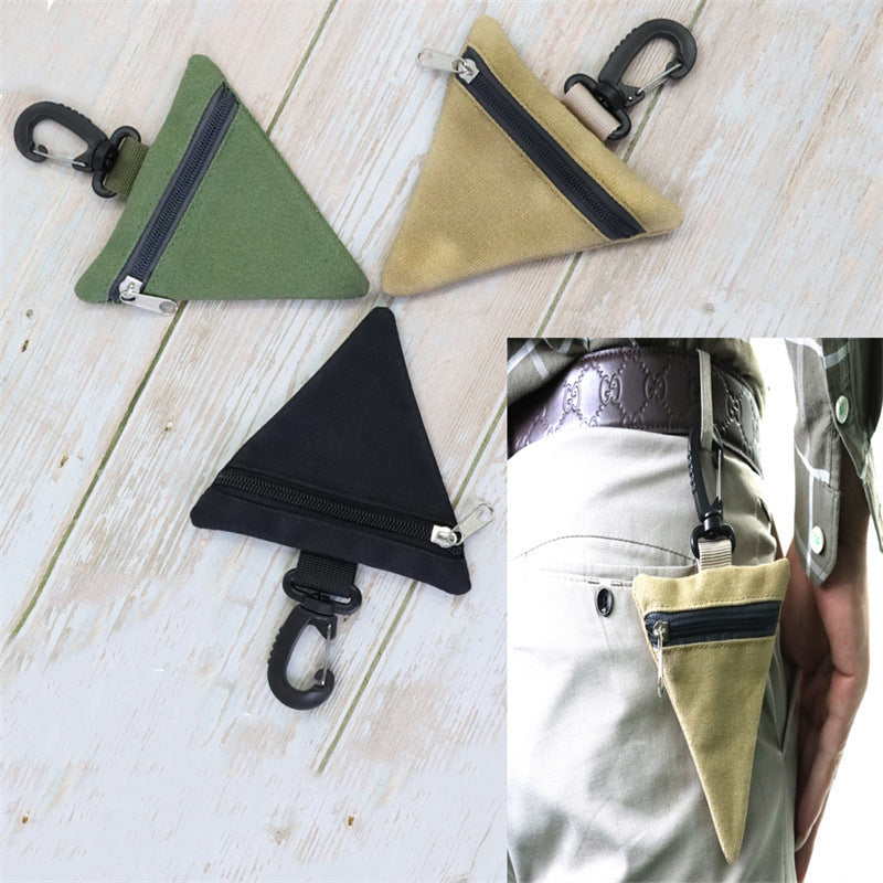 Triangle Tool Belt Pouch Cutlery Organizer Outdoor Camping Picnic Bag