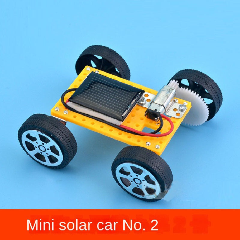 DIY Mini Solar Car Kit - Science Experiment Toy