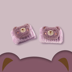 Cartoon Doll Plush Wristbands for Face Washing