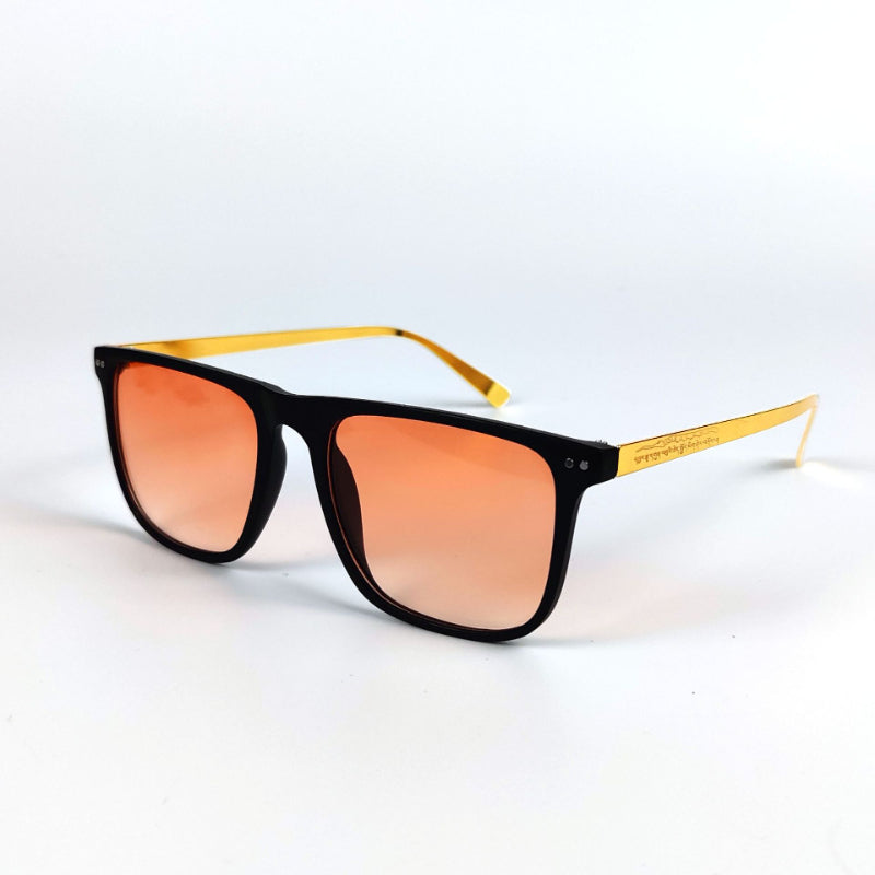 Hip Hop Punk Orange Red Sunglasses For Outdoor Sports Cycling