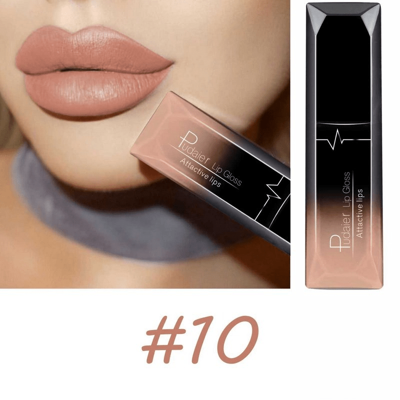 Long Lasting Matte Lipstick with Waterproof Formula and Lip Liner