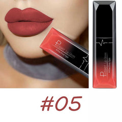 Long Lasting Matte Lipstick with Waterproof Formula and Lip Liner