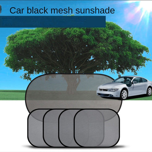 5pc Auto Sunshade Set Summer Mesh Window Side Block Rear Car Sunscreen