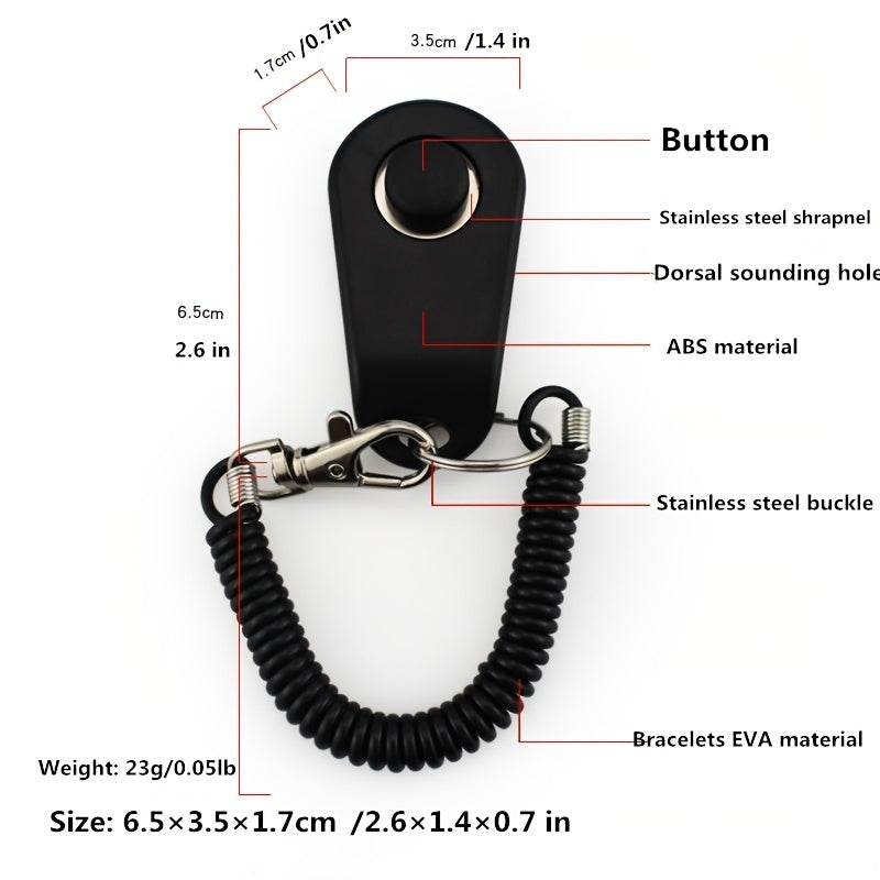 Pet Training Clicker With Wrist Strap - Train Your Pet Easily