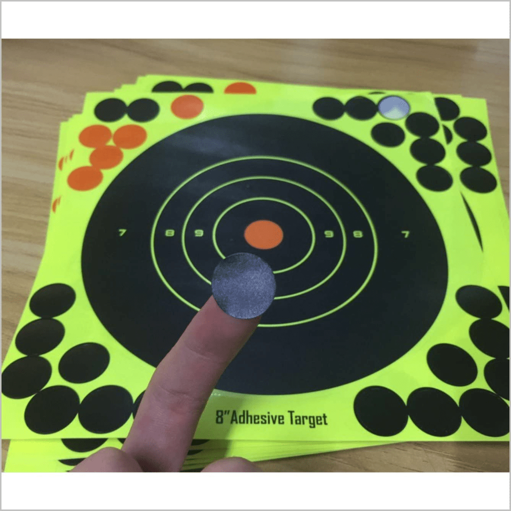 25pcs Reactive Self Stick Splatter Paper Shooting Targets