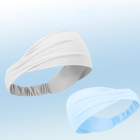 Summer High Elastic Running Fitness Sweatband Sweat absorbing Headband