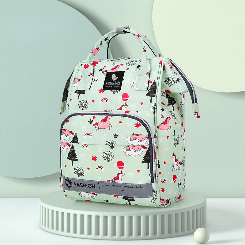 Mommy Bag Light Backpack with Multiple Pockets