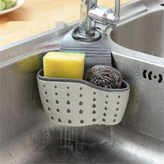 Sink Sponge Holder Organizer Storage Box Hangable Multifunctional Drain