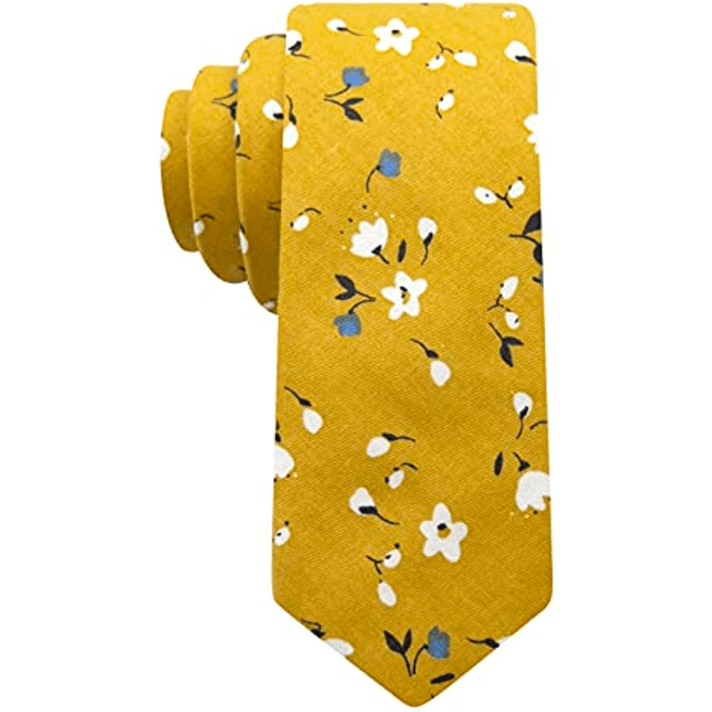 Men's Floral Tie Groom Wedding Accessories Festivals Birthday Holiday Ties