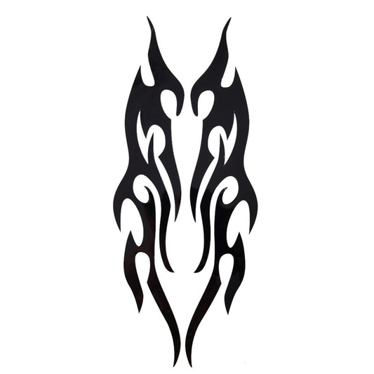 Flame Car Sticker Set for Bumper Hood Rearview Mirror Head Cover Scratches