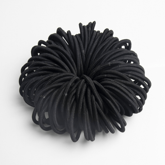 50pcs Solid Rubber Band Ponytail Hair Rope Hair Accessories