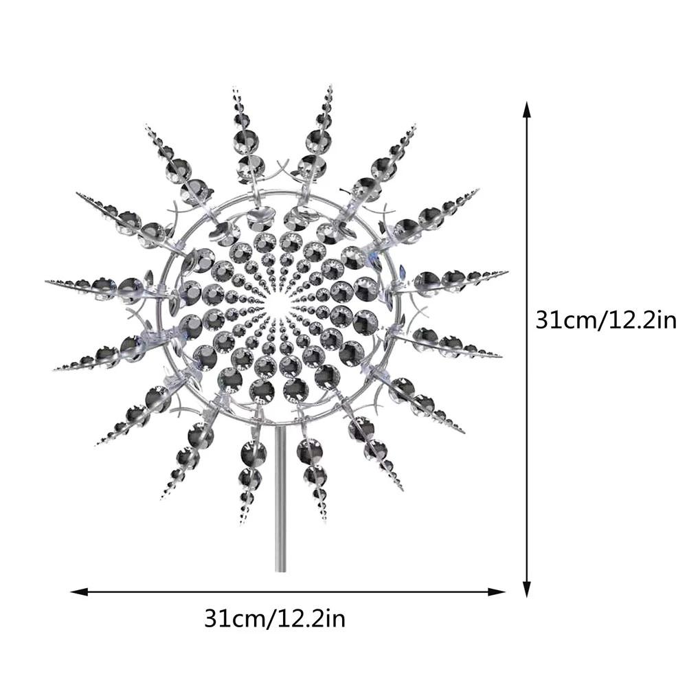 3D Metal Windmill Wind Spinner - Magical Additions to Your Garden