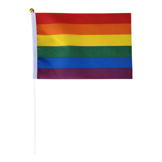 Rainbow Print Outdoor Decoration Flag Colorful Flag Party Supplies