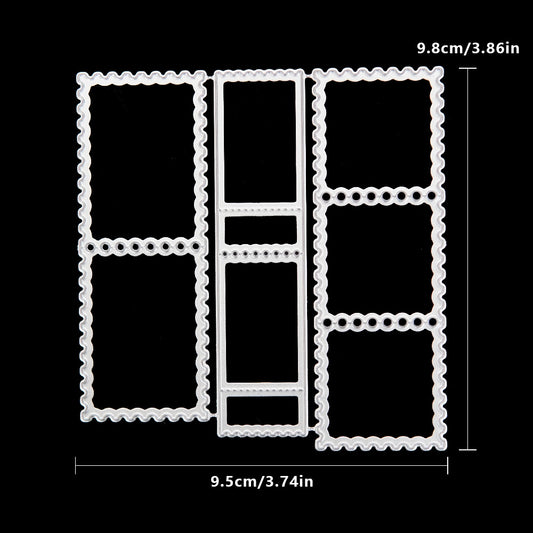Metal Cutting Dies Border Card Paper Craft DIY Template Album Embossing
