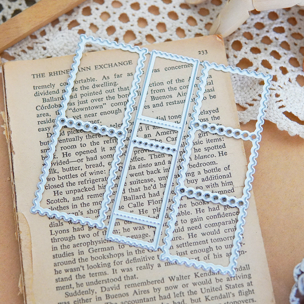 Metal Cutting Dies Border Card Paper Craft DIY Template Album Embossing