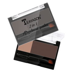 Eyebrow Stamp Palette Double Eyebrow Powder Matching Brush Easy Makeup